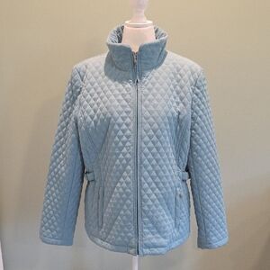 Worthington Women's Puffer Jacket in Soft Green Size XL